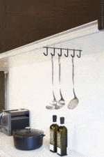 Yamazaki - Under Shelf Tool Hanger BK - Image 2