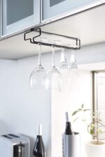 Yamazaki - Under Shelf Wine Glass Hanger BK - Image 2