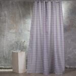 Κουρτίνα μπάνιου Stripe Γκρί Melinen