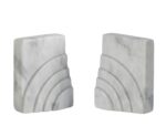 Andrea House - White Marble Bookends - Image 2