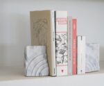 Andrea House - White Marble Bookends - Image 3