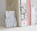 Andrea House - White Marble Bookends - Image 4