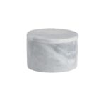 Andrea House - Μαρμάρινο Κουτί Με Καπάκι Round White Ø10cm