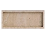 Andrea House - Παραλληλόγραμμος Μαρμάρινος Δίσκος Travertine - Image 2