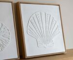 Andrea House - Χειροποίητος Πίνακας Ζωγραφικής Shelll Abstract 40x40cm - Image 2