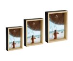 Andrea House - Ξύλινη Κορνίζα 13x18cm Black/Natural Wood - Image 2