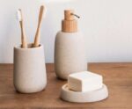 Andrea House - Βάση Για Σαπούνι Beige Sandstone - Image 3