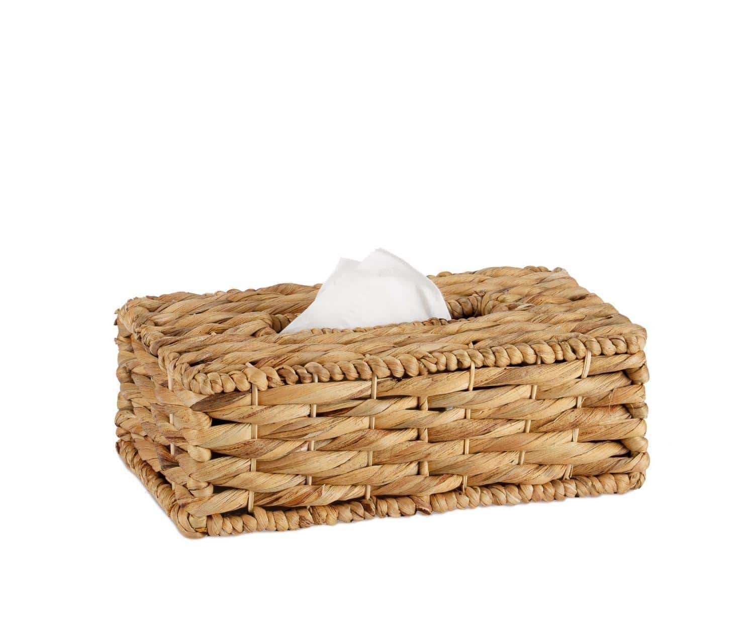 BA22557-01.0B8F435CF32C Andrea House - Θήκη Για Χαρτομάντηλα Water Hyacinth - Image 1