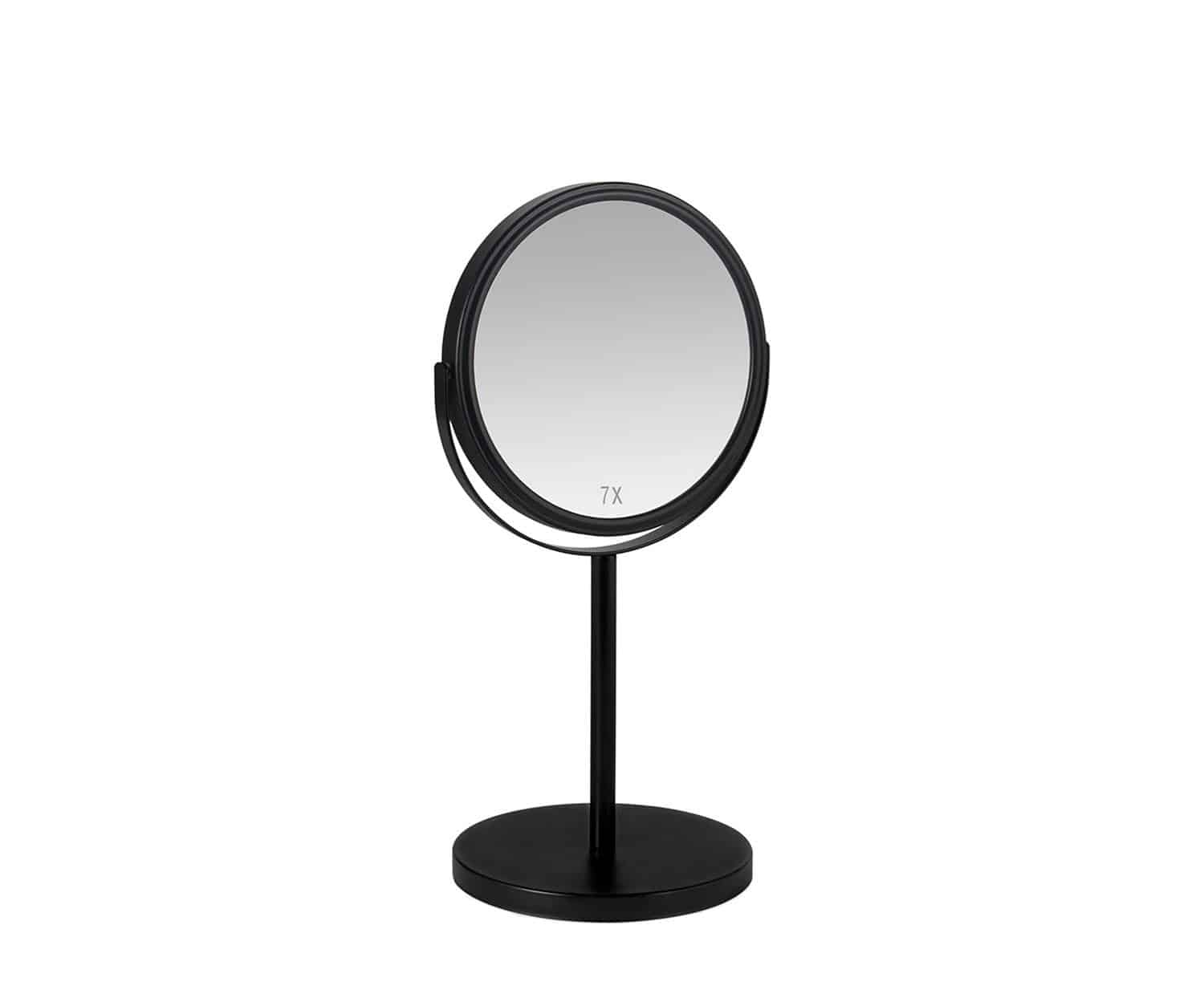 BA23026-01.7FDBFA9D5392 Andrea House - Επιτραπέζιος Καθρέφτης x7AU Black Matte - Image 1