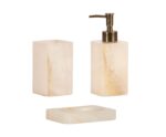 Andrea House - Μαρμάρινη Αντλία Για Σαπούνι White/Beige Marble - Image 2