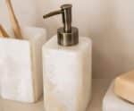 Andrea House - Μαρμάρινη Αντλία Για Σαπούνι White/Beige Marble - Image 4
