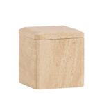 Andrea House - Μαρμάρινο Κουτί Μπάνιου Με Καπάκι Travertine Marble