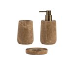 Andrea House - Μαρμάρινο Ποτηράκι Για Οδοντόβουρτσες Brown Marble - Image 2