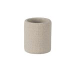 Andrea House - Ποτηράκι Για Οδοντόβουρτσες Textured Beige