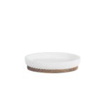 Andrea House - Βάση Για Σαπούνι Polyresin Stripes Acacia Wood