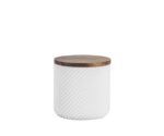 Andrea House - Κουτί Μπάνιου Polyresin Stripes Acacia Wood