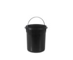 Andrea House - Κάδος Μπάνιου Black Metal Acacia 5L - Image 3
