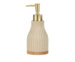 Andrea House - Αντλία Για Σαπούνι Wood/Beige Resin