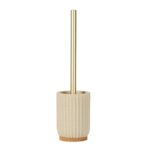 Andrea House - Πιγκάλ Μπάνιου Wood/Beige Resin
