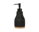 Andrea House - Αντλία Για Σαπούνι Wood/Black Resin