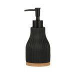 Andrea House - Αντλία Για Σαπούνι Wood/Black Resin