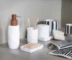 Andrea House - Βάση Για Σαπούνι Irregular White Resin - Image 3