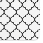 Artsy Mats - Αντιολισθητικό Πατάκι Μπάνιου BlackTrellis White Stone 39x60cm - Image 3