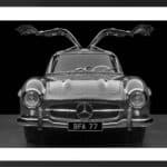 Brookpace Lascelles - Art Print Mercedes Gull Wing Με Κορνίζα Black Box