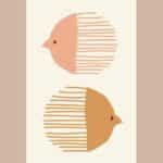 Vissevasse - Αφίσα 30x40cm Bird And Fish