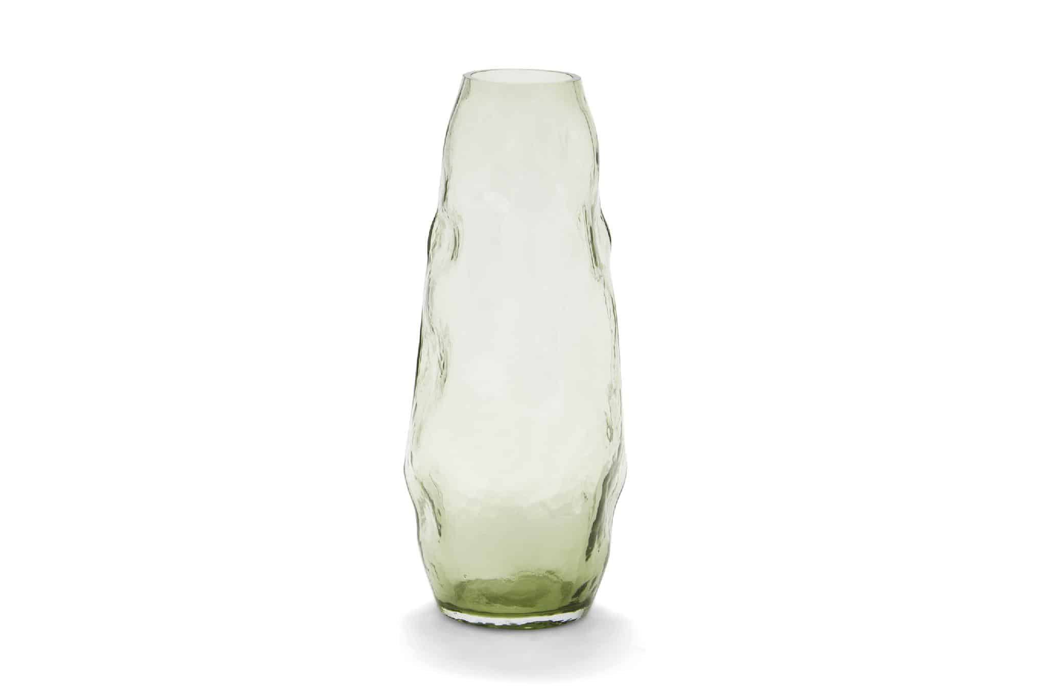 CR21106-01.E7C5E363E5C4 Andrea House - Γυάλινο Βάζο Serenity Green Medium 15 x 34,5cm - Image 1