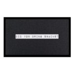 Artsy Mats - Χαλάκι Εισόδου Did You Bring Snacks 70x40cm