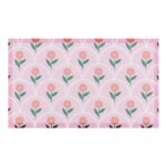 Artsy Mats - Χαλάκι Εισόδου Pink Floral Pattern 70x40cm