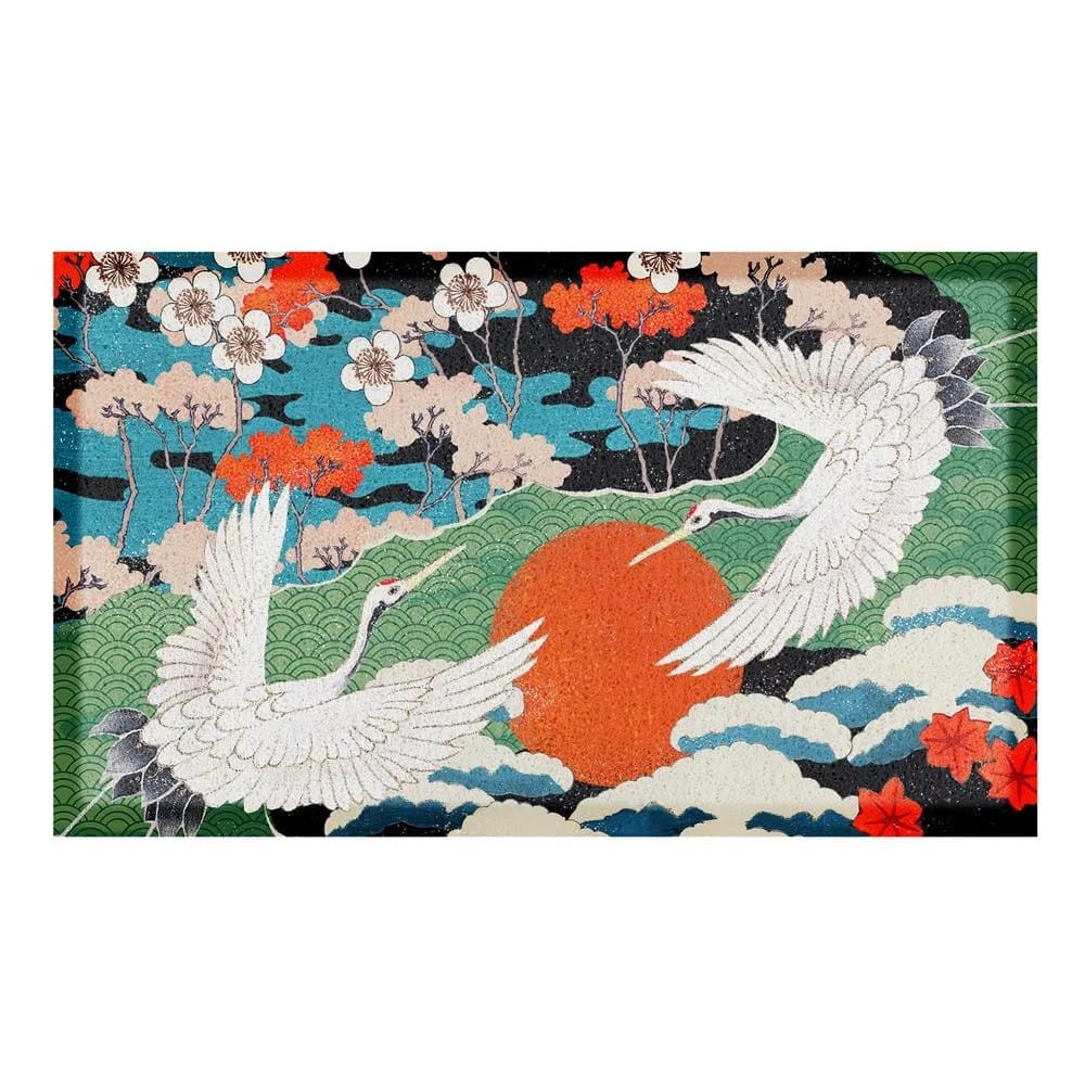 DMW-BIRD1PATTERN-7040-2 Artsy Mats - Χαλάκι Εισόδου Bold Flower 70x40cm - Image 1