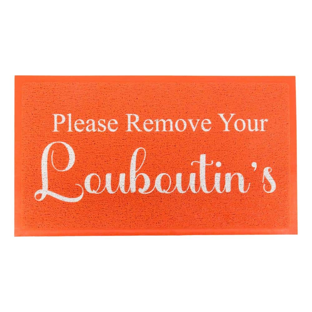 DMW-LOUBOUTIN-7040 Artsy Mats - Χαλάκι Εισόδου Please Remove Your Louboutins 70x40cm - Image 1
