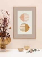 Vissevasse - Αφίσα 30x40cm Bird And Fish - Image 2