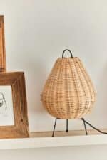 Calma House - Επιτραπέζιο Φωτιστικό Cane Wicker 20x40cm - Image 4