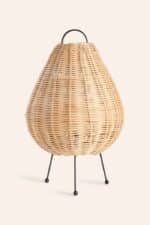 Calma House - Επιτραπέζιο Φωτιστικό Cane Wicker 20x40cm