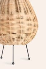 Calma House - Επιτραπέζιο Φωτιστικό Cane Wicker 20x40cm - Image 2