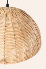 Calma House - Κρεμαστό Φωτιστικό Cane Wicker 36x19cm - Image 2