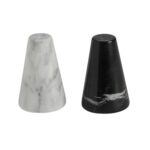 Andrea House - Σετ Αλάτι-Πιπέρι Marble Black/White
