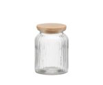 Andrea House - Γυάλινο Δοχείο Με Καπάκι Bamboo 1000ml - Image 2