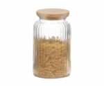 Andrea House - Γυάλινο Δοχείο Με Καπάκι Bamboo 1200ml