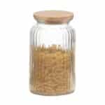 Andrea House - Γυάλινο Δοχείο Με Καπάκι Bamboo 1200ml