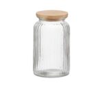Andrea House - Γυάλινο Δοχείο Με Καπάκι Bamboo 1200ml - Image 2