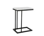 Andrea House - Βοηθητικό Τραπεζάκι Black White Marble