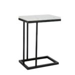 Andrea House - Βοηθητικό Τραπεζάκι Black White Marble