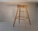 Andrea House - Σκαμπό Μπαρ Από Ξύλο Δρυός - Image 6