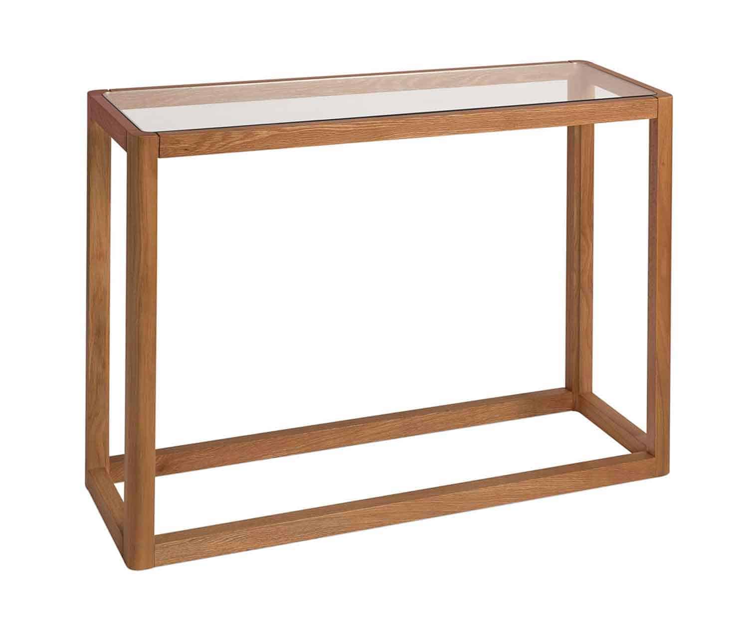 MU74180-01.D24E88468D3C Andrea House - Κονσόλα Oak Wood Glass - Image 1