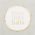 Raeder - Χαρτοπετσέτα Cocktail Official Cookie Tester