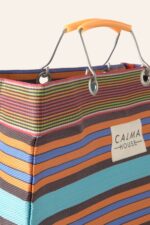 Calma House - Τσάντα Θαλάσσης Με Μεταλλικά Χερούλια Berlin Orange - Image 2